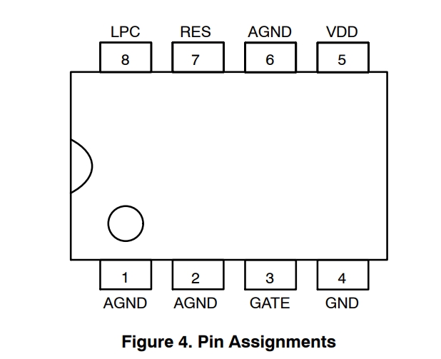 FAN6204AMX pin diagram